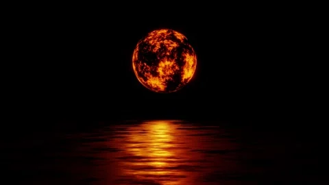 Fire Planet Stock Footage 143583454