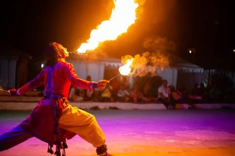 Fire play Stock Photos