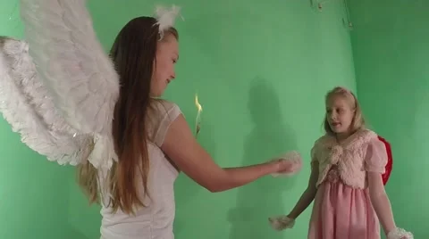 Fire. playing with fire. Christmas. Stock-Footage 59661605