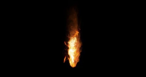 Fire Point Graphics Stock Footage 89368770
