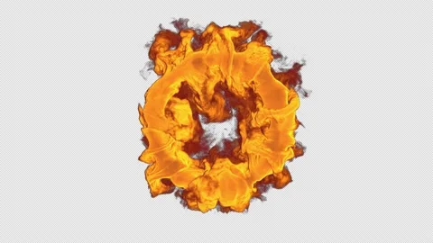 Fire Portal Stock Footage 157365835