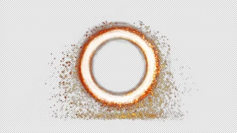 Fire Portal Stock Footage 170093820