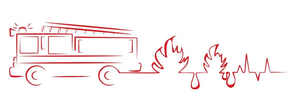 Fire prevention Stock Illustration