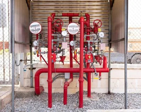 Fire prevention system Stock Photos