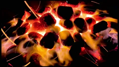 Fire probably really can be watched forever Stock Footage 169868195