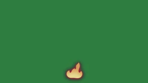 Fire Professional On Chroma Key For Compositing Stockbeeldmateriaal 338011815