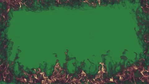 Fire Professional Motion Graphic Overlay Stock Footage 338012926
