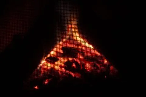Fire protection screen Stock Photos