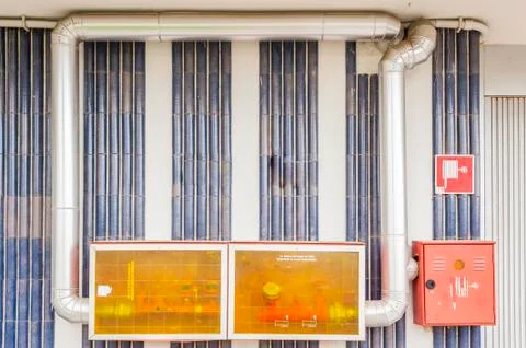 Fire protection system Stock Photos