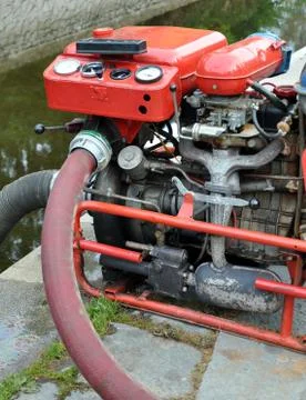 Fire pumps Stock Photos