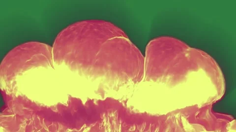 Fire purple smoke border close up some leaves figure style composition design Stock-Footage 335696934