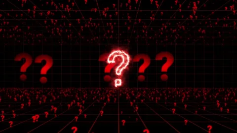 Fire question mark Stock Footage 316286985