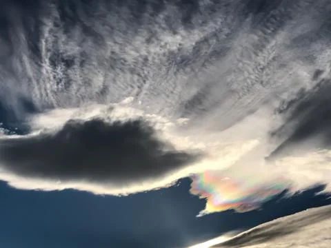 Fire Rainbow 1 Stock Photos