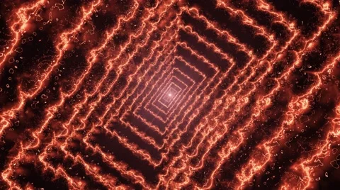 Fire Rectanlge background Vidéo 64719229