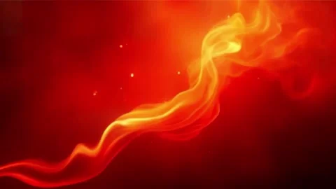 Fire, red, energy, abstract, light, background, seamless looping Stock Footage 296040647