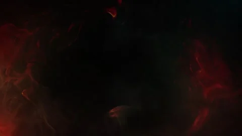 Fire Red Smoke Rising Background 4K Loop Stock Footage 312692350