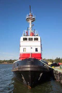 Fire rescue ship Stock Photos