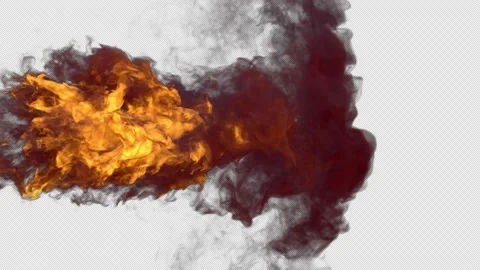 Fire Reveal Stock Footage 157365890