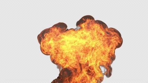 Fire Reveal Stock Footage 159455573