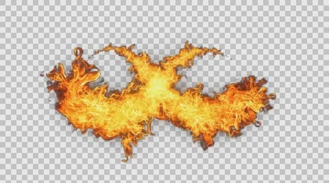 Fire Revealers Style Stock Footage 56614833