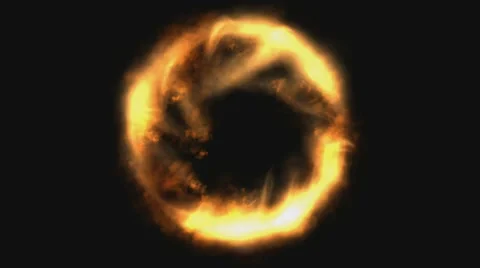 Fire ring animation Stock Footage 44787269