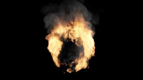 Fire Ring Background Stockillustratie