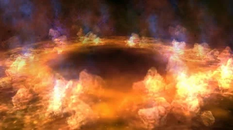 Fire ring Stock-Footage 12204194