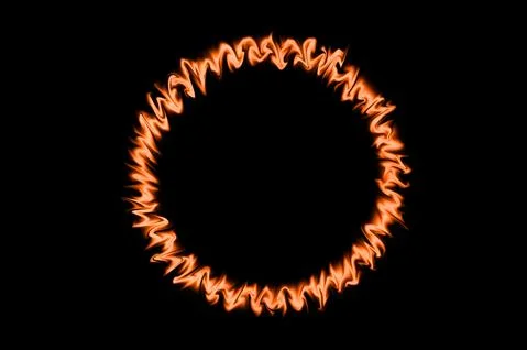 Fire ring Stock-Fotos