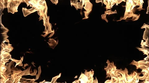 Fire RIng in Slow Motion Loop 240fps 库存影片 333124903