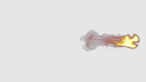 Fire Rise alpha channel Stock Footage 237178333