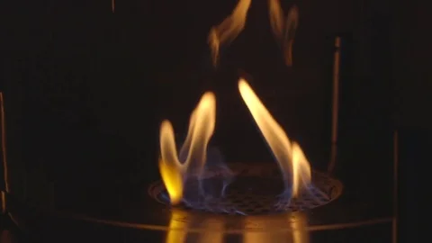 Fire in the Roman frying pan Stock Footage 71506912