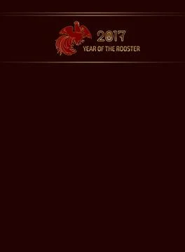Fire Rooster 2017 Stock Illustration