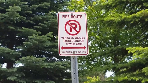 Fire Route Stock-Footage 90863871