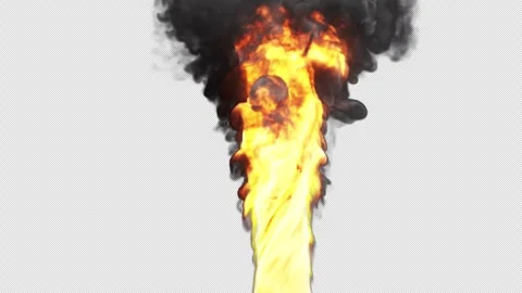 Fire rtornado swirl loop effect Stock Footage 261802387