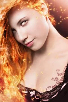 Fire salamander Stock Photos