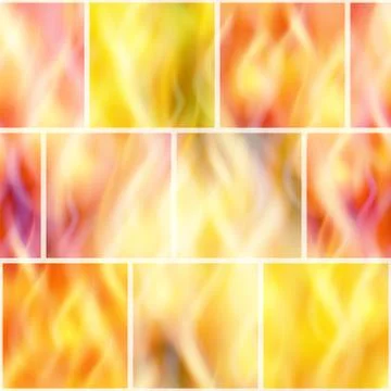 Fire, Seamless Background Stock Illustration