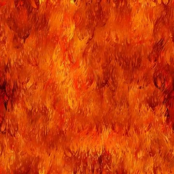 Fire seamless background Stock Illustration