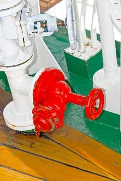 Fire security crane Stock Photos