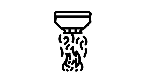 Fire sensor line icon animation Stock Footage 166871216