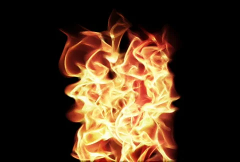 Fire Series: Vertical Flames 2 Stock Footage 841942
