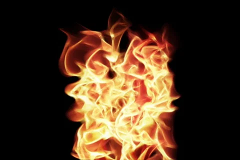 Fire Series: Vertical Flames 2 Stock Footage 841943