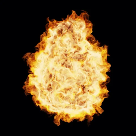 Fire Shape Egg Stock Footage 252099690