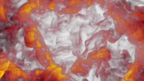 Fire shockwave blowing transition reveal overlay isolated on alpha background Stock Footage 237658039