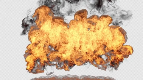 Fire Shots On Alpha Stock Footage 275530090