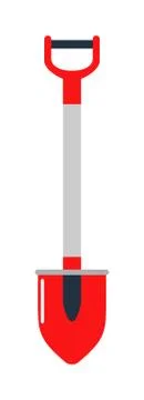 Fire shovel vector illustration Illustrazione stock