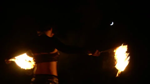 Fire show 11 Video stock 39569132