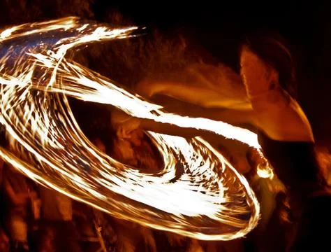 Fire show 11 Stock Photos