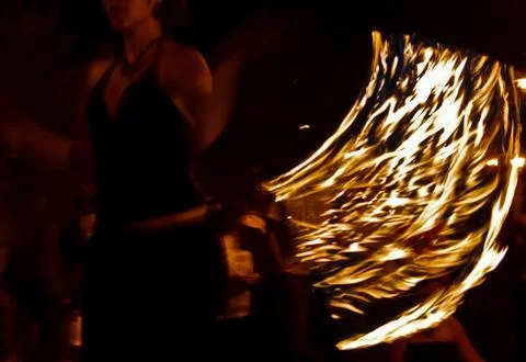 Fire show 12 Stock Photos