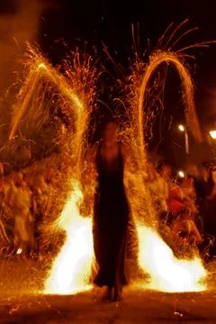 Fire show 17 Stock Photos