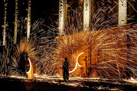 Fire show 20 Stock Photos